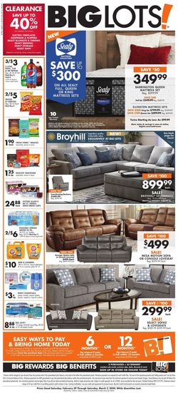 Catalogue Big Lots from 02/29/2020