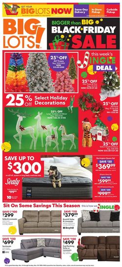 Catalogue Big Lots Black Friday 2020 from 11/14/2020