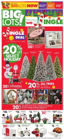 Catalogue Big Lots Holiday from 11/07/2020