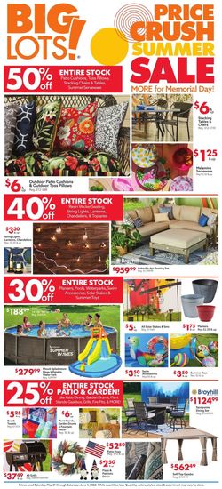 Catalogue Big Lots from 05/21/2022