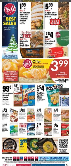 Catalogue Big Y - Holiday Ad 2019 from 12/05/2019