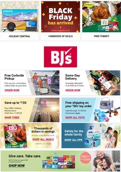 Current weekly ad BJ's