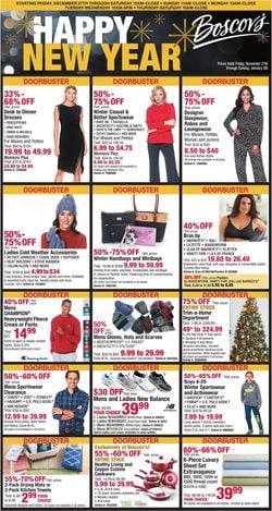 Catalogue Boscov's - New Year's Ad 2019/2020 from 12/27/2019