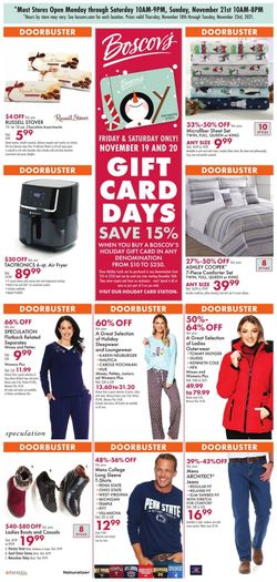 Catalogue Boscov's from 11/18/2021