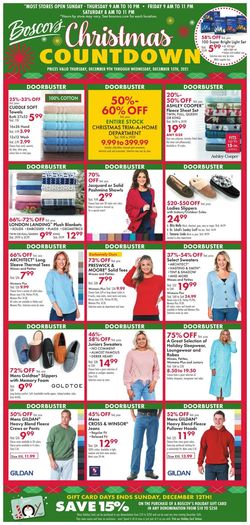 Catalogue Boscov's HOLIDAY 2021 from 12/09/2021