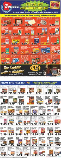 Catalogue Boyer's Food Markets from 10/27/2024