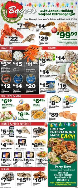 Catalogue Boyer's Food Markets from 11/30/2025
