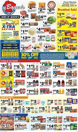 Catalogue Boyer's Food Markets from 06/07/2026