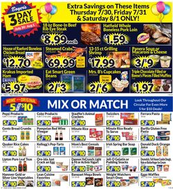 Catalogue Boyer's Food Markets from 07/26/2020