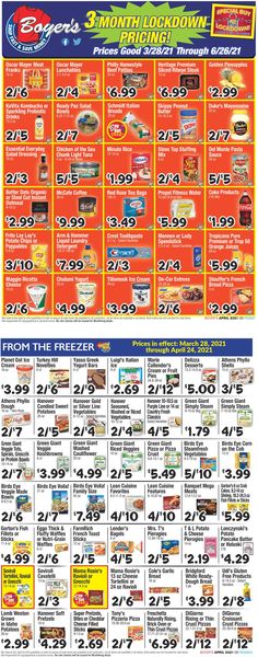 Catalogue Boyer's Food Markets from 03/28/2021