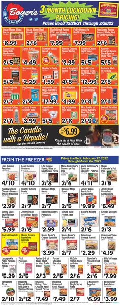 Catalogue Boyer's Food Markets from 02/27/2022