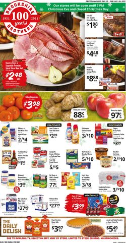 Catalogue Brookshire Brothers CHRISTMAS 2021 from 12/15/2021