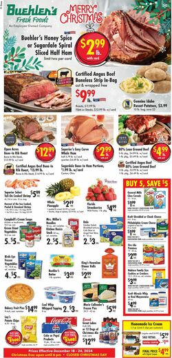 Catalogue Buehler's Fresh Foods from 12/18/2024