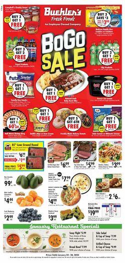 Catalogue Buehler's Fresh Foods from 01/22/2025