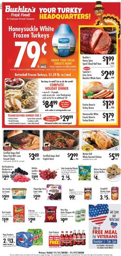 Catalogue Buehler's Fresh Foods from 11/11/2020