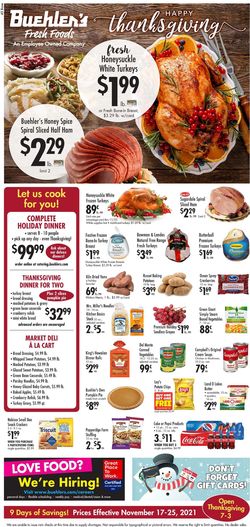 Catalogue Buehler's Fresh Foods from 11/10/2021