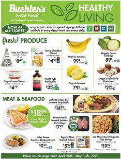 Catalogue Buehler's Fresh Foods from 04/26/2023