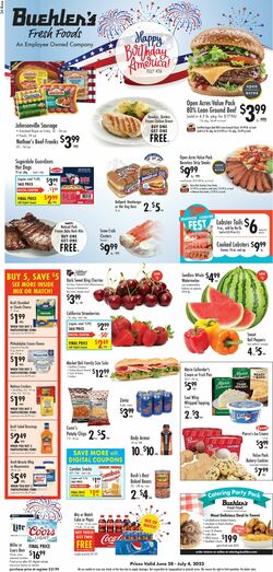 Catalogue Buehler's Fresh Foods from 06/28/2023