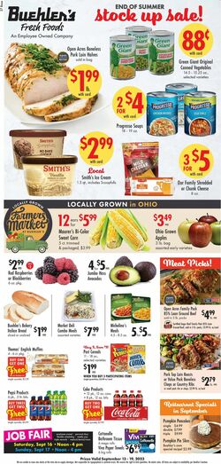 Catalogue Buehler's Fresh Foods from 09/13/2023