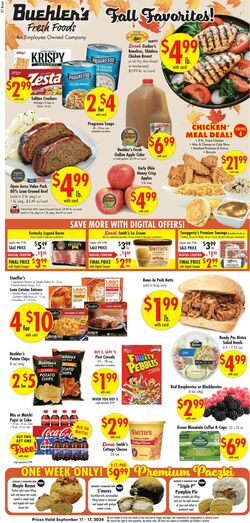 Catalogue Buehler's Fresh Foods from 09/11/2024