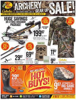 Catalogue Cabela's from 07/26/2019