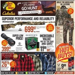 Catalogue Cabela's from 10/17/2019