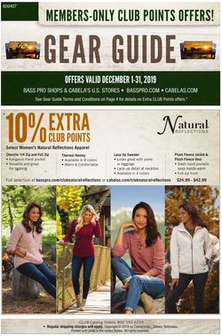 Catalogue Cabela's from 12/01/2019