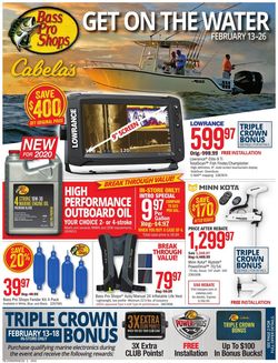 Catalogue Cabela's from 02/13/2020