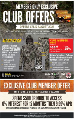 Catalogue Cabela's from 08/01/2025