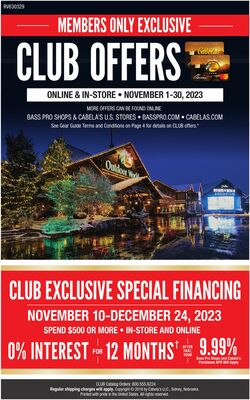 Catalogue Cabela's from 10/19/2023