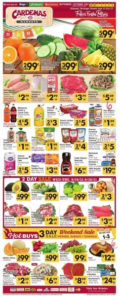 Catalogue Cardenas from 09/29/2021