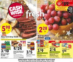 Catalogue Cash Wise from 12/29/2022