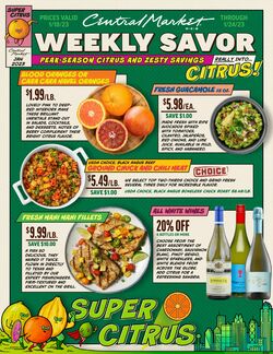 Current weekly ad Central Market