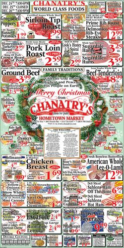 Catalogue Chanatry's Hometown Market from 12/17/2023