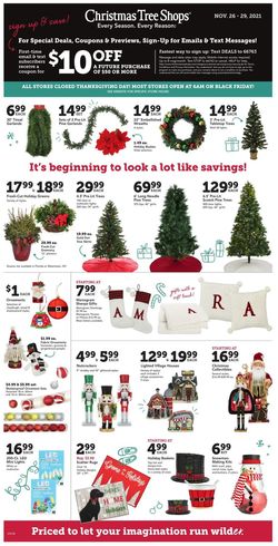 Catalogue Christmas Tree Shops CYBER MONDAY 2021 from 11/26/2021