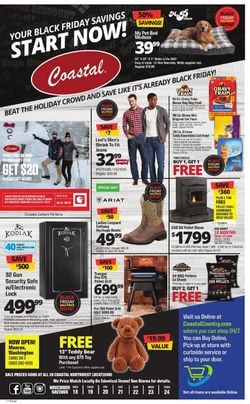 Catalogue Coastal Farm & Ranch Black Friday 2020 from 11/18/2020