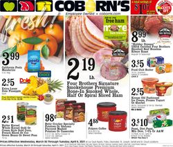 Catalogue Coborn's Easter 2021 ad from 03/30/2021