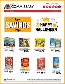 Catalogue Commissary Halloween 2020 from 10/26/2020