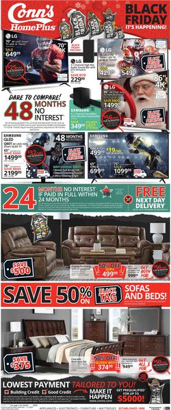Catalogue Conn's Home Plus Black Friday 2020 from 11/01/2020