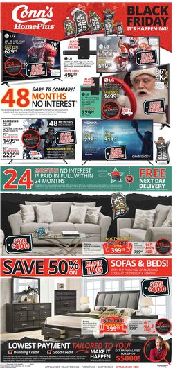Catalogue Conn's Home Plus Black Friday 2020 from 11/15/2020