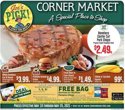 Catalogue Corner Market from 05/19/2021