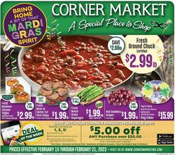 Catalogue Corner Market from 02/15/2023