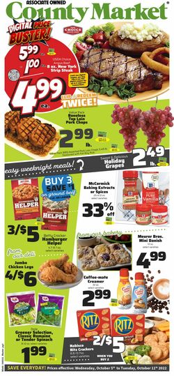 Current weekly ad County Market
