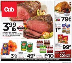 Catalogue Cub Foods - Black Friday Ad 2019 from 11/14/2019