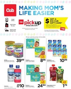 Catalogue Cub Foods Making Mom's Life Easier 2020 from 12/13/2020