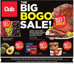Catalogue Cub Foods Grocery Savings 2021 from 01/10/2021