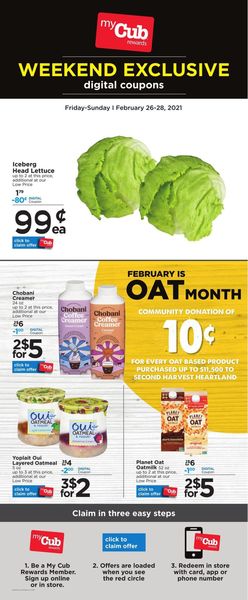 Catalogue Cub Foods from 02/26/2021