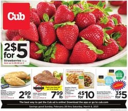 Catalogue Cub Foods from 02/28/2021