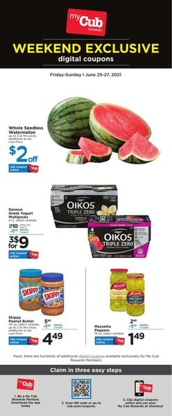 Catalogue Cub Foods from 06/25/2021