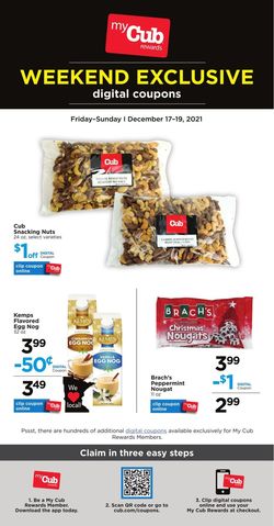 Catalogue Cub Foods from 12/17/2021